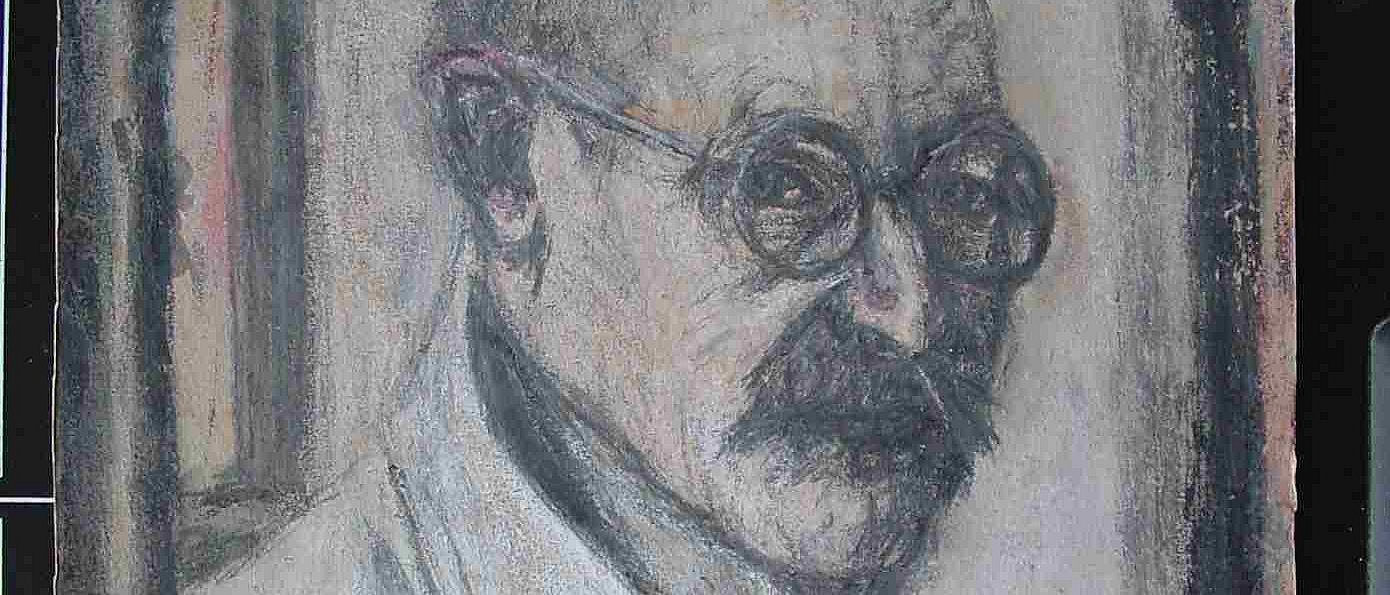 Portrait Dr. med. A. Vierzigmann, ohne Datum, signiert Jos. Forster (Sammlung Vierzigmann | medbo)