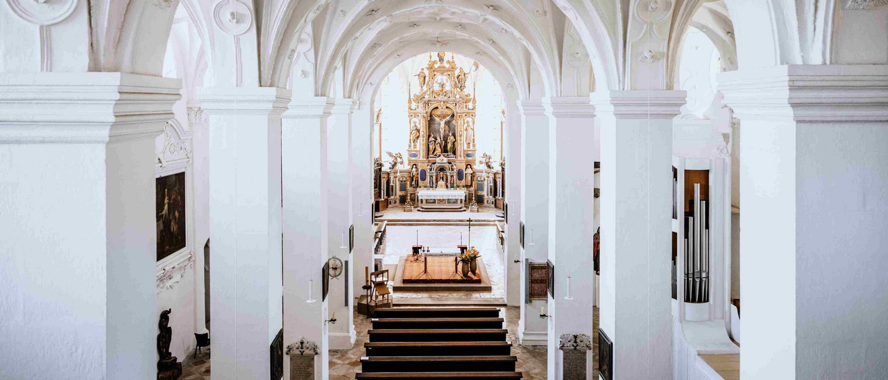 Kirchenschiff St. Vitus von oben (Frank Hübler | medbo)