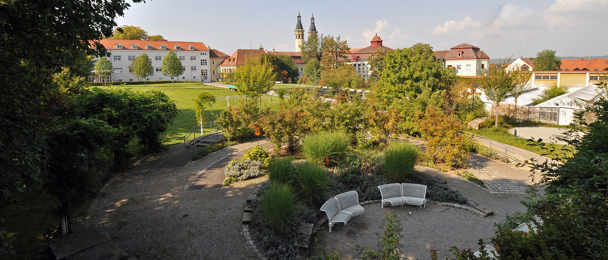 Überblick Sinnesgarten Neurologische Rehabilitation (Frank Hübler/medbo)