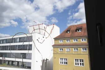 Blick aus dem Fenster der neuen KJP Weiden