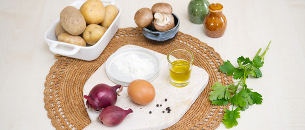 Zutaten für das Rezept Kolduny | Gefüllte Kartoffeltaschen