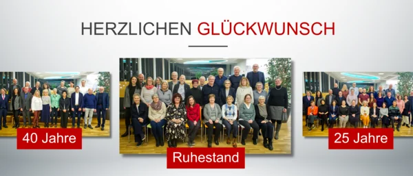 medbo Mitarbeiterehrung Jubilarsfeier Artikelbild Ruheständler und Jubilare - Januar 2025