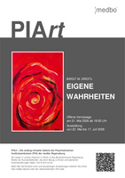 Plakat PIArt Ausstellung Birgit M. Groitl 2026 (medbo Regensburg)