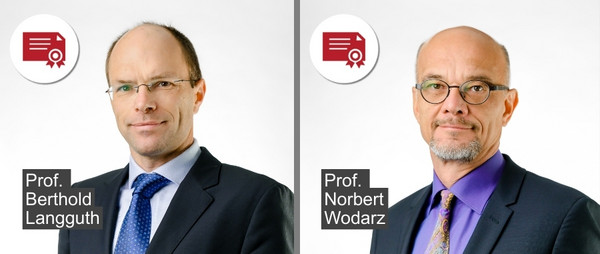 Stern-Ärzteliste und „Guter Rat“ (Focus) zeichnen Prof. Norbert Wodarz und Prof. Berhold Langguth aus  (c) medbo KU / Frank Hübler