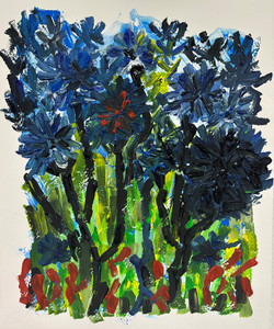 Blauer Löwenzahn (c) Dorina Sonnensperger