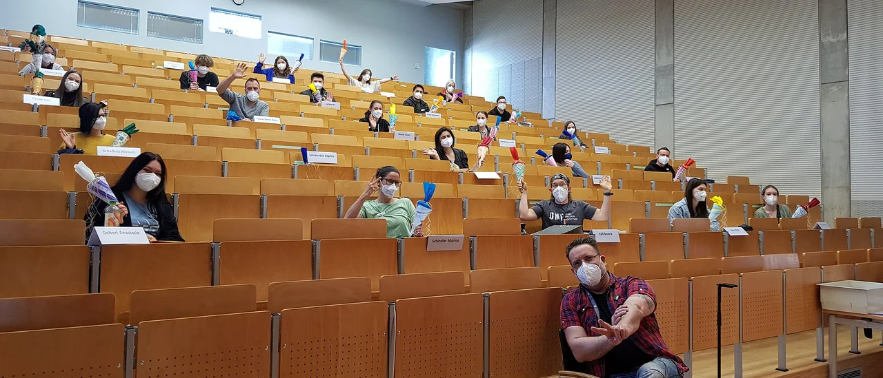 Gruppenfoto Schüler Start Aprilkurs (Astrid Herzog | medbo)