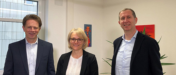 Martin Lindner, Dr. Stephanie Kandsperger und Prof. Dr. Michael Kabesch (Renate Neuhierl | medbo)