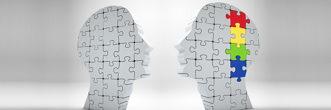 Puzzleköpfe Grafik (Mopic/Shutterstock)