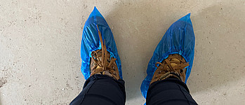 Baustellengaloschen KJP Weiden (Renate Neuhierl | medbo)