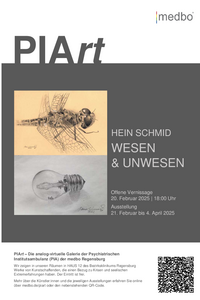 PIArt-Plakat 1_2025 - Wesen und Unwesen, Hein Schmid (medbo)