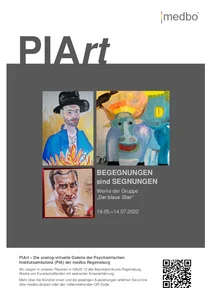 Plakat PIArt 1 2022 (Der blaue Stier | medbo)