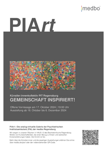 Plakat PIArt-Ausstellung PIT Regensburg 2024