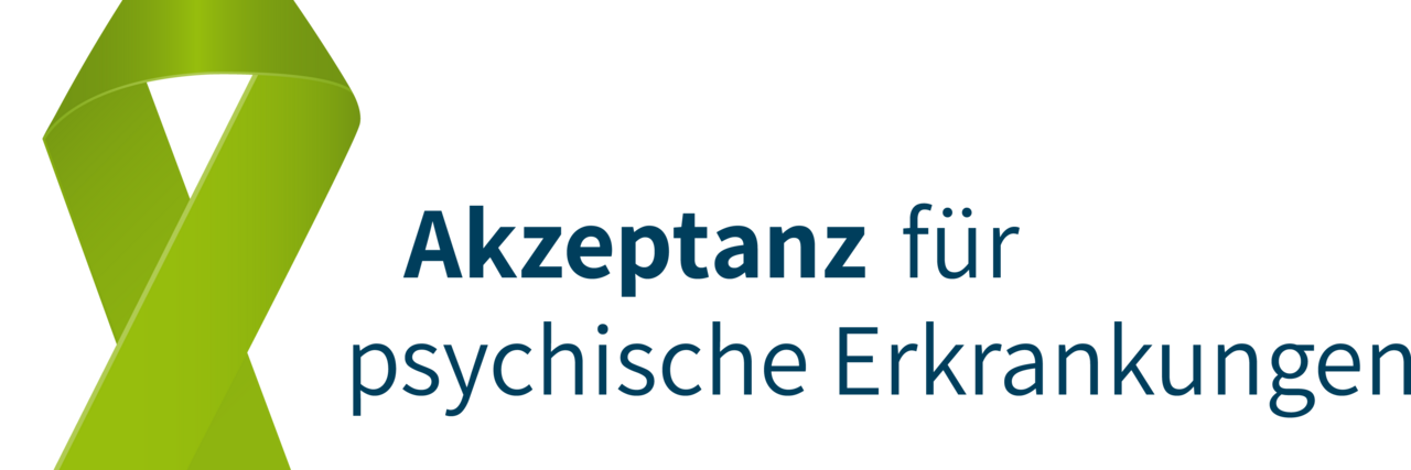 Grüne-Schleife-Logo "Woche der Seelischen Gesundheit"