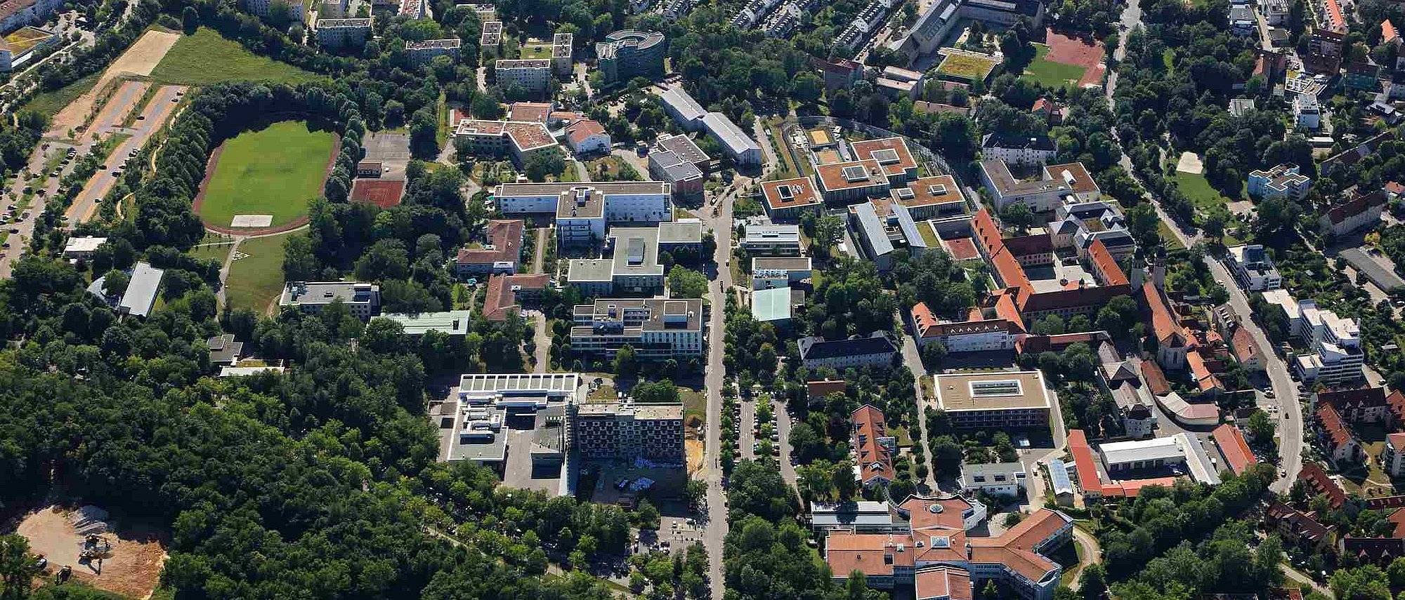 Luftaufnahme medbo Bezirksklinikum Regensburg 2019 (Fotoflug.de|medbo)