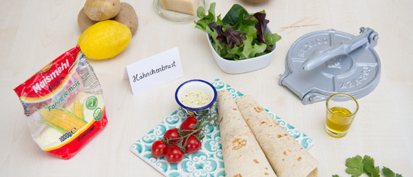 Zutaten für das Rezept "Tacos Dorados" (c) medbo KU | Maier, Schmidt, Tenberge-Holzer