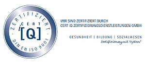 Certiq-Zertifizierungssiegel mit Subzeile