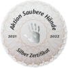 Aktion "Saubere Hände" Silberzertifikat