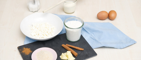 Zutaten für das Rezept "Pierogi Leniwe" (c) medbo KU | Maier, Schmidt, Tenberge-Holzer