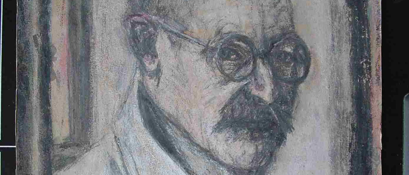 Portrait Dr. med. A. Vierzigmann, ohne Datum, signiert Jos. Forster (Sammlung Vierzigmann | medbo)