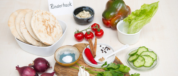 Zutaten für das Rezept Hawawshy | Traditionelle Teigtaschen