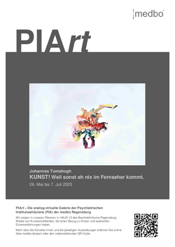 Plakat PIArt-Ausstellung Tomahogh (2023)